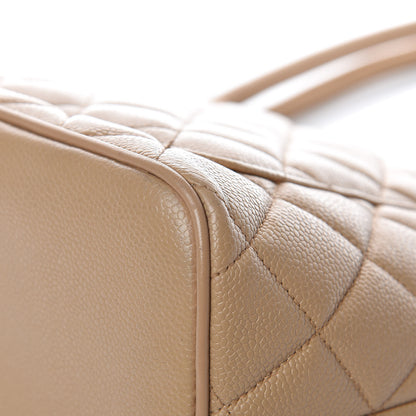 Chanel Caviar Quilted Medallion Tote Beige 13 of 21