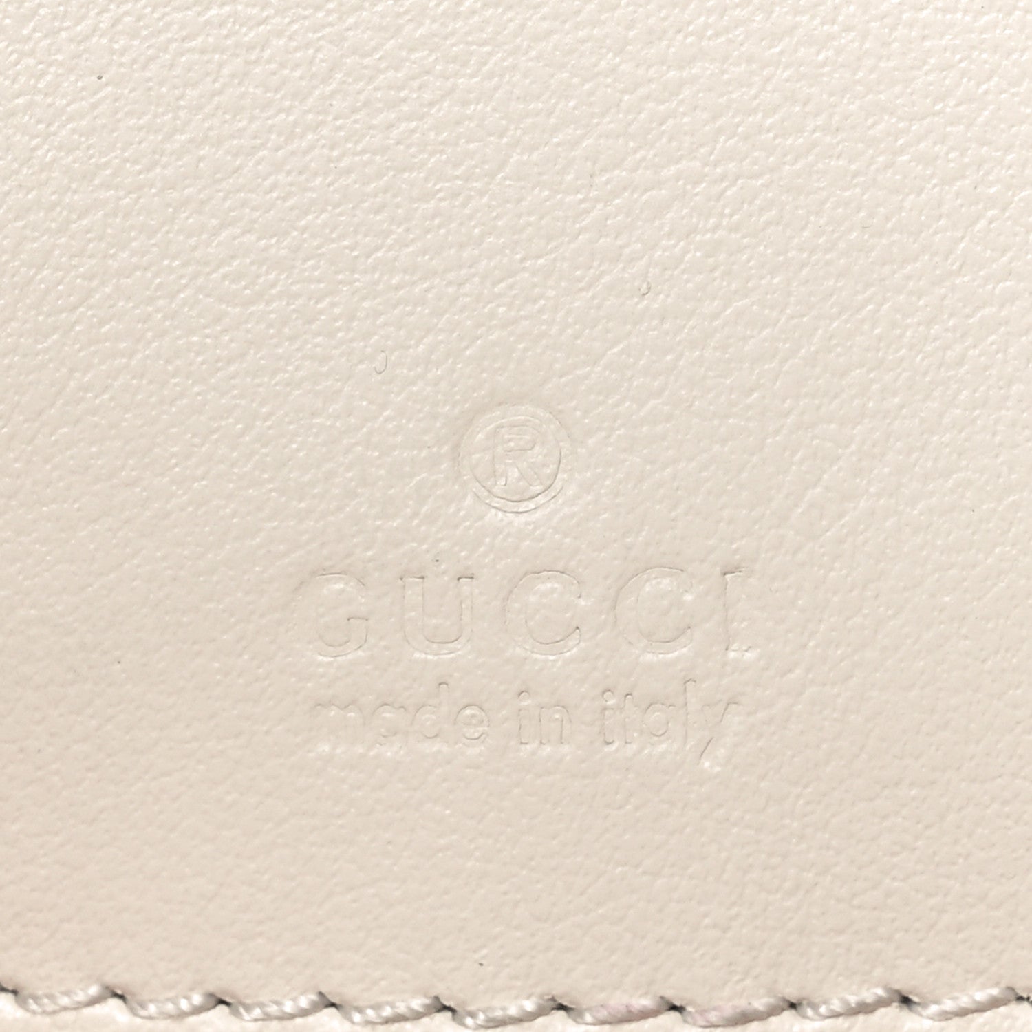 Gucci Calfskin Matelasse Mini GG Marmont 2.0 Bucket Bag White 5 of 10
