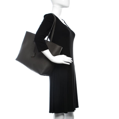 Saint Laurent Calfskin Large Shopping Tote Earth 2 of 9