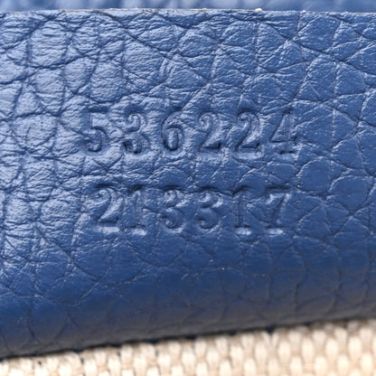 Gucci Pebbled Calfskin Medium Soho Flap Crossbody Caspian 7 of 12