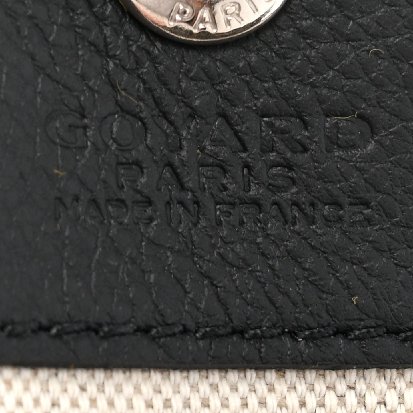Goyardine Reversible Mini Anjou Black