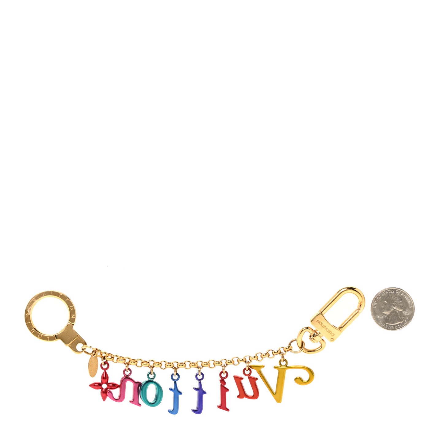 New Wave Key Chain Bag Charm Multicolor