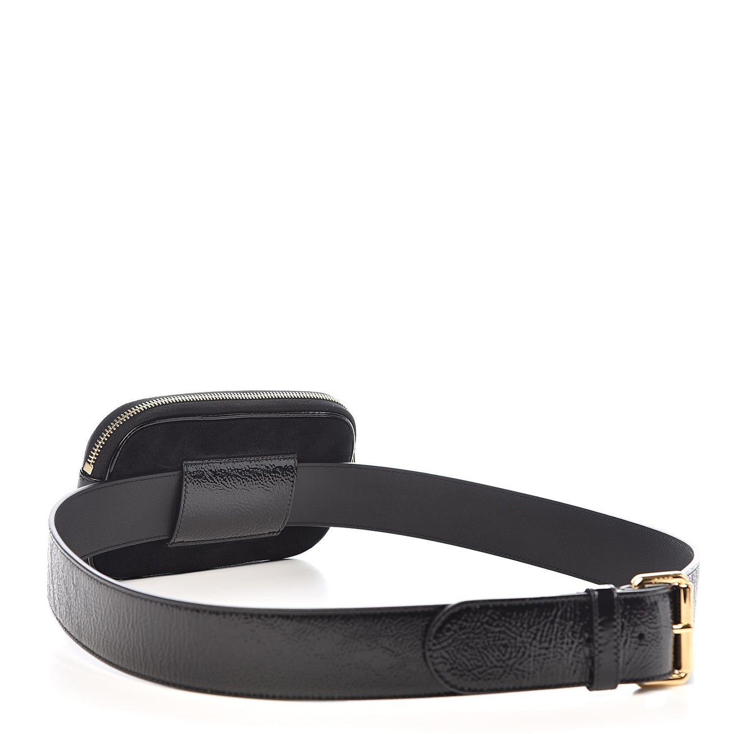 Suede Patent Ophidia Belted iPhone Case 105 42 Black