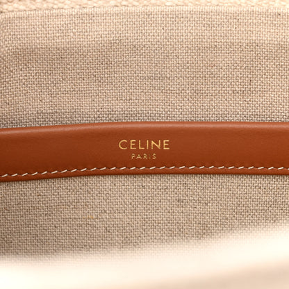 Celine Canvas Small Cabas Thais Ecru Black 6 of 12