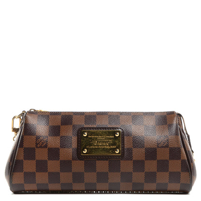Louis Vuitton Damier Ebene Eva Clutch 1 of 8