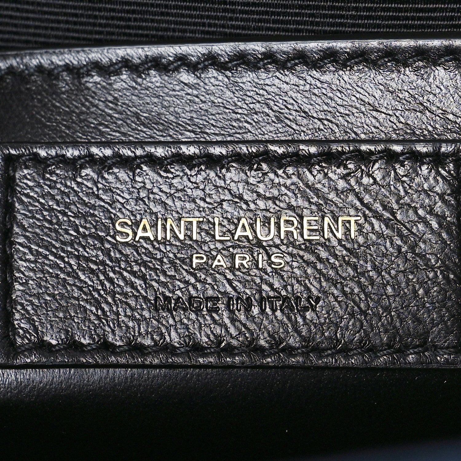 Saint Laurent Canvas Calfskin Mixed Matelasse Triquilt Medium Monogram Satchel Deeply Blue 5 of 8