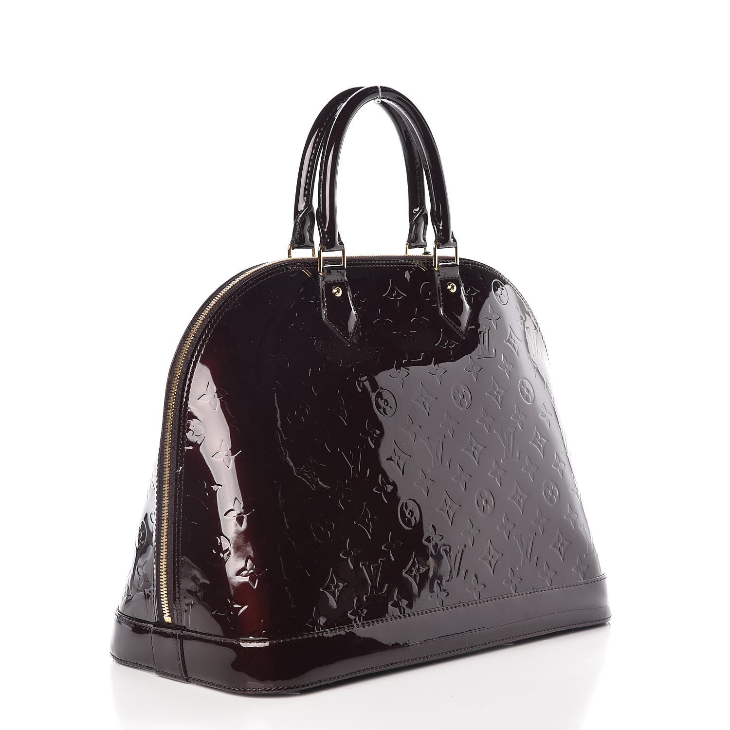 Louis Vuitton Vernis Alma GM Amarante 3 of 8