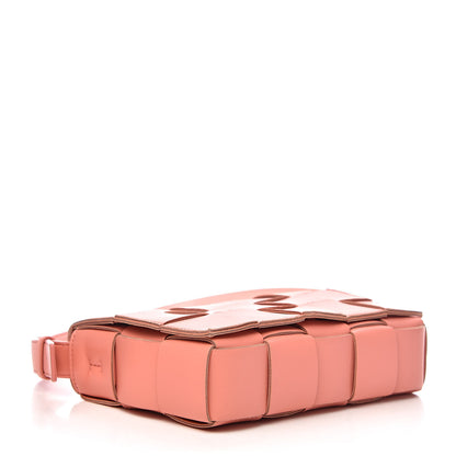 Bottega Veneta Nappa Maxi Intreccio Cassette Bag Peach 4 of 10