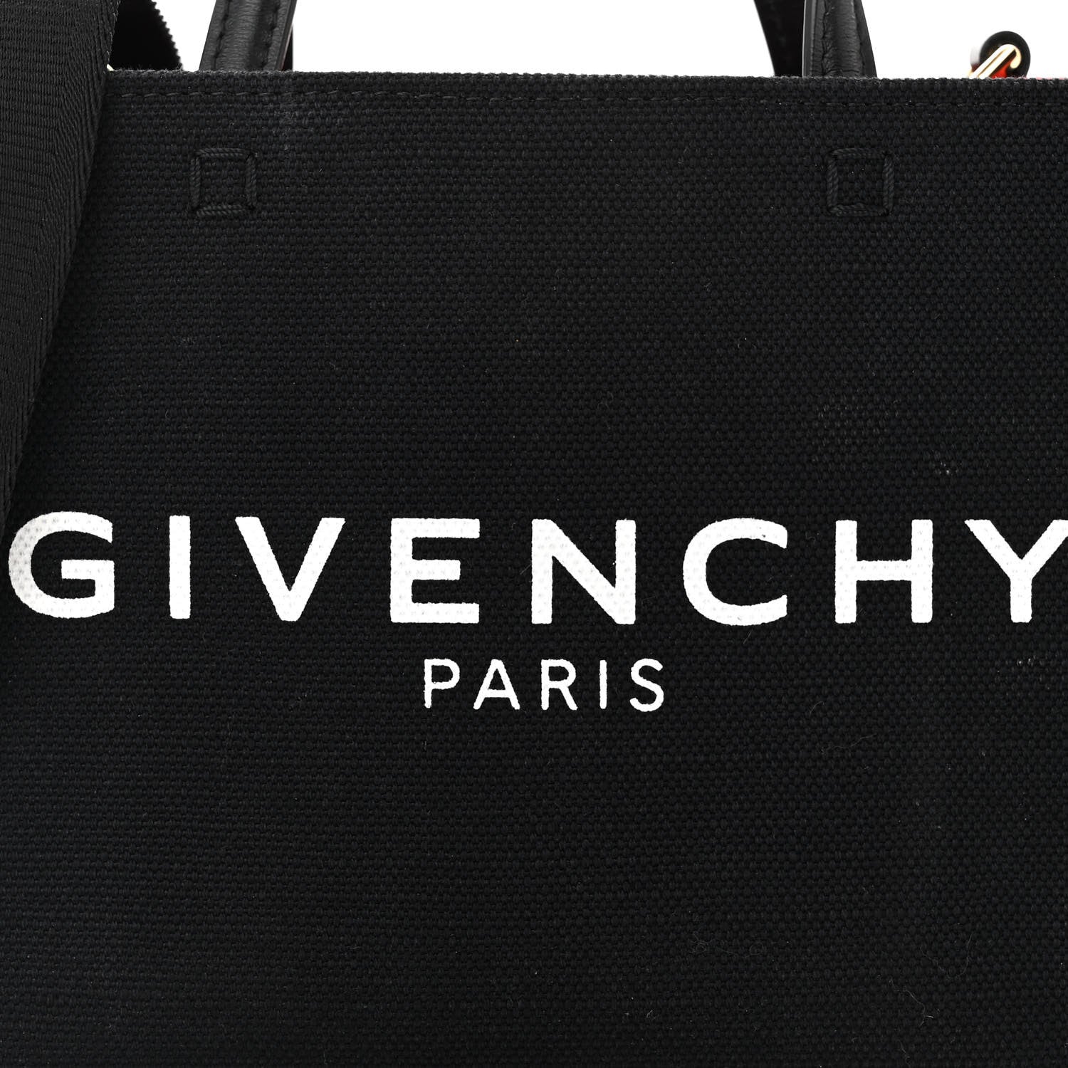 Givenchy Canvas Mini Bond Shopper Tote Black 8 of 10