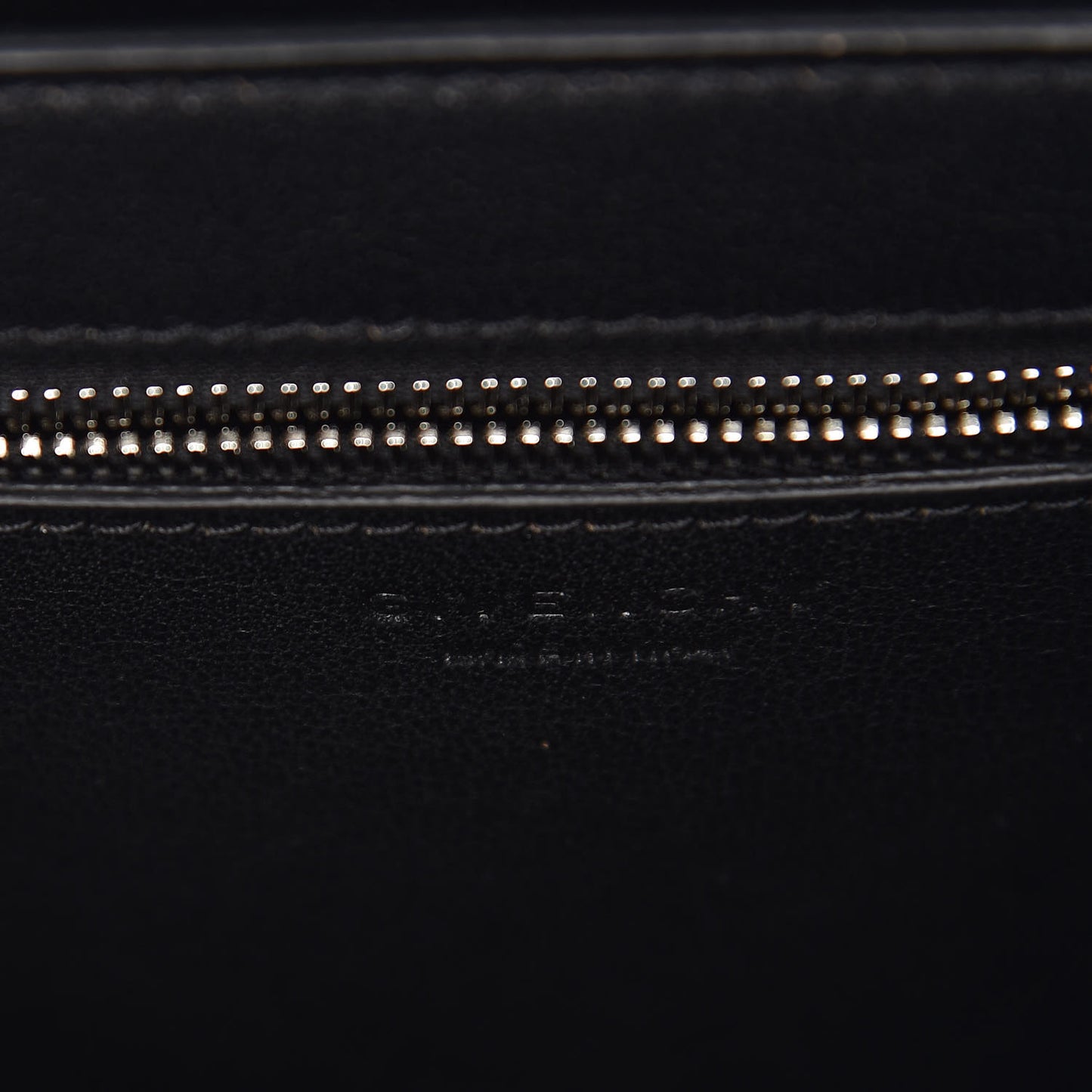 Smooth Calfskin Medium Horizon Satchel Black