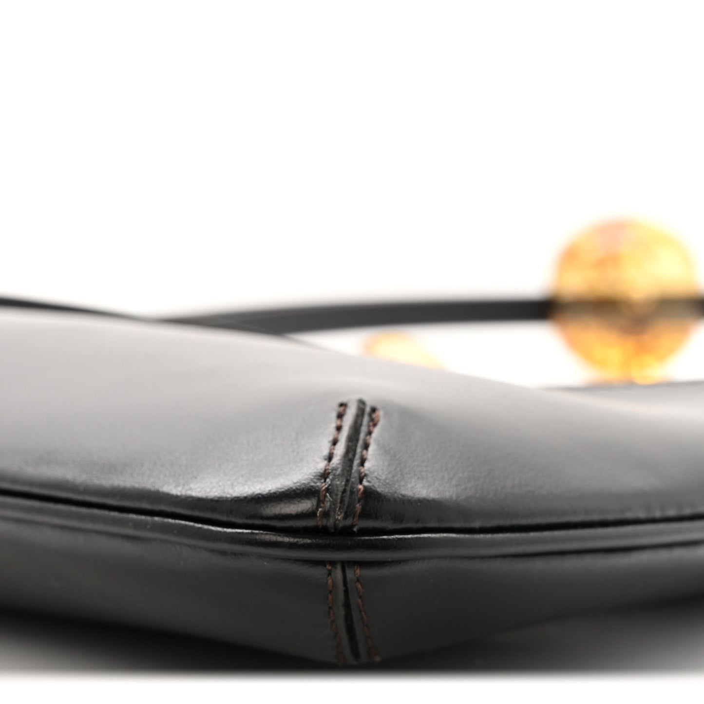 Smooth Calfskin Le Bisou Perle Black