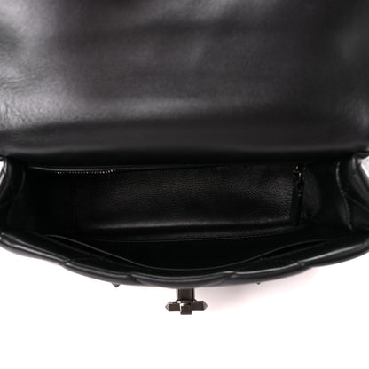 Valentino Garavani Nappa Monochrome Medium Roman Stud Shoulder Bag Black 5 of 10
