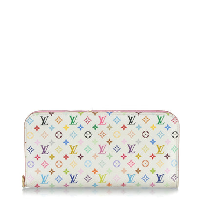 Louis Vuitton Monogram Multicolor Insolite Wallet White Litchi 1 of 9