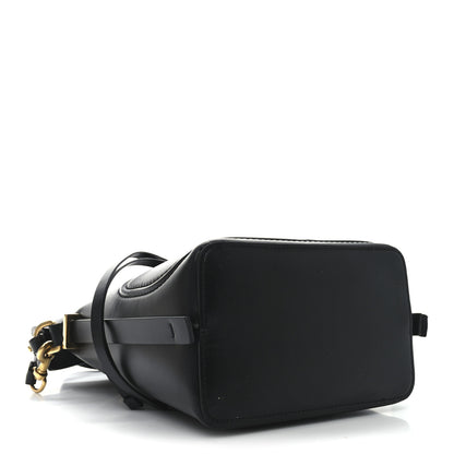Valentino Garavani Calfskin Vlogo Walk Bucket Bag Black 4 of 9