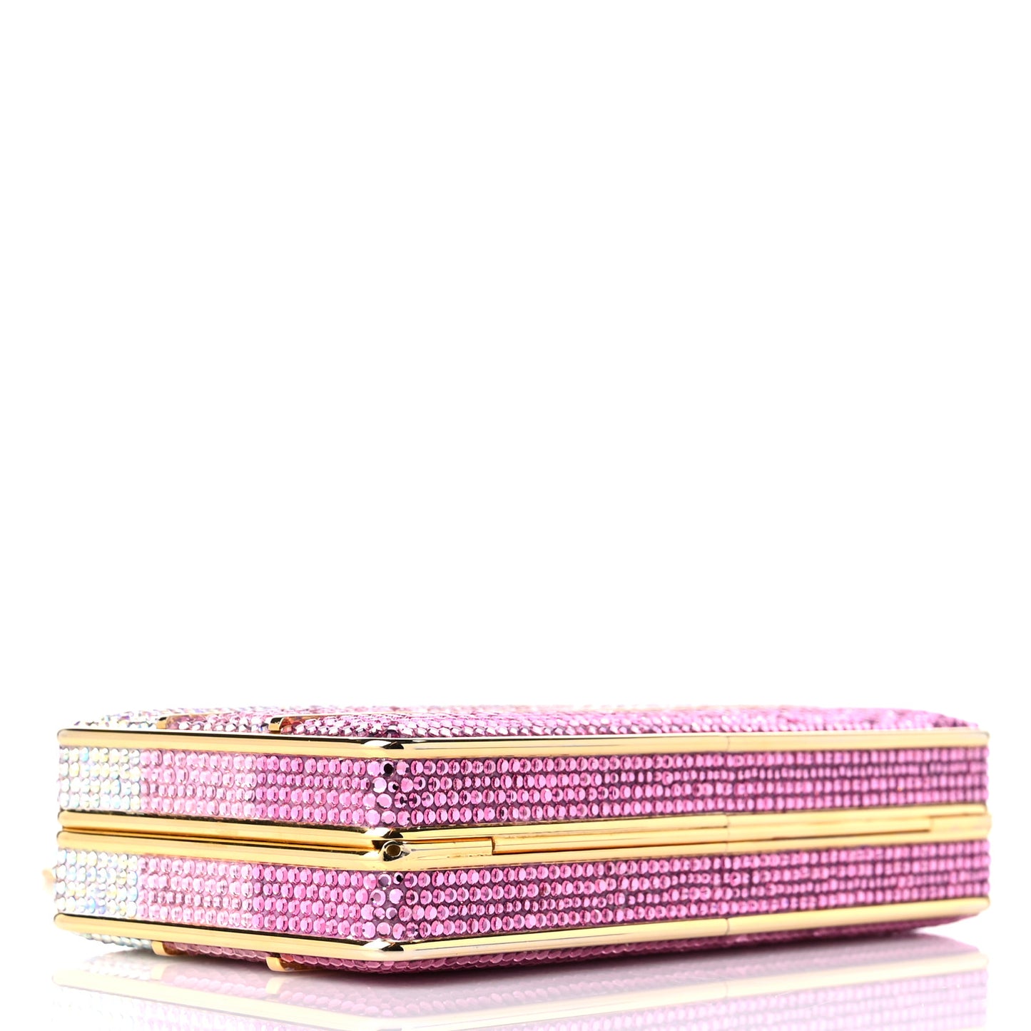 Swarovski Crystal Minaudiere Clutch Pink Multicolor