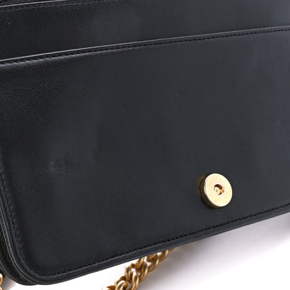Chanel Caviar Quilted Boy Wallet On Chain WOC Black 12 of 12