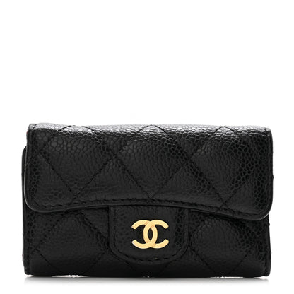 Chanel Caviar Quilted 6 Key Holder Black 1 of 10