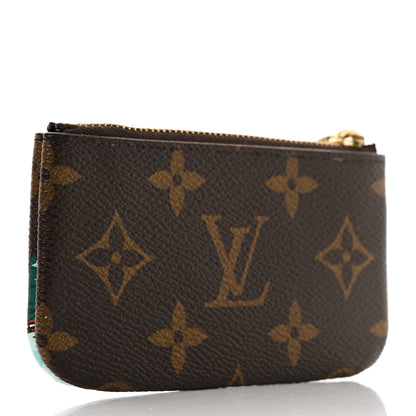 Louis Vuitton Monogram 2023 Christmas Animation Alpine Key Pouch Pink 3 of 7