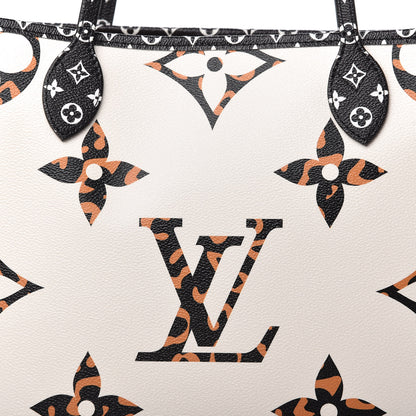 Louis Vuitton Monogram Giant Jungle Neverfull MM Ivory 10 of 10