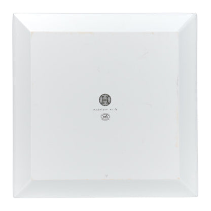 Hermes Porcelain Mosaique au 24 Platine Square Plate 3 of 5