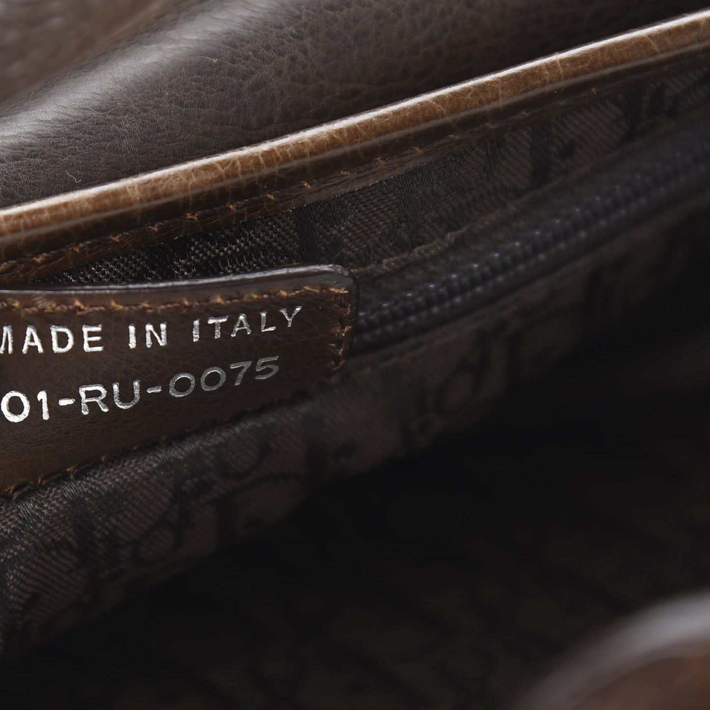 Shearling Flight Saddle Bag Brown