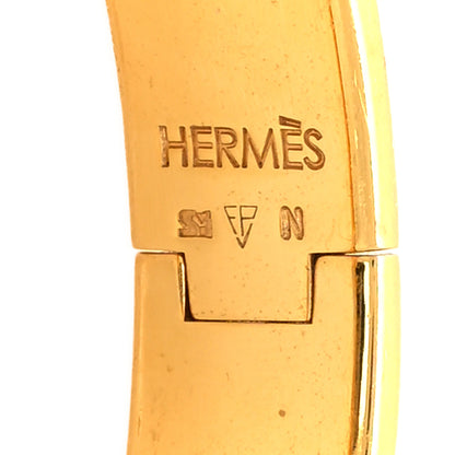 Hermes Enamel Narrow Clic Clac H Bracelet PM Bleu Album 5 of 5