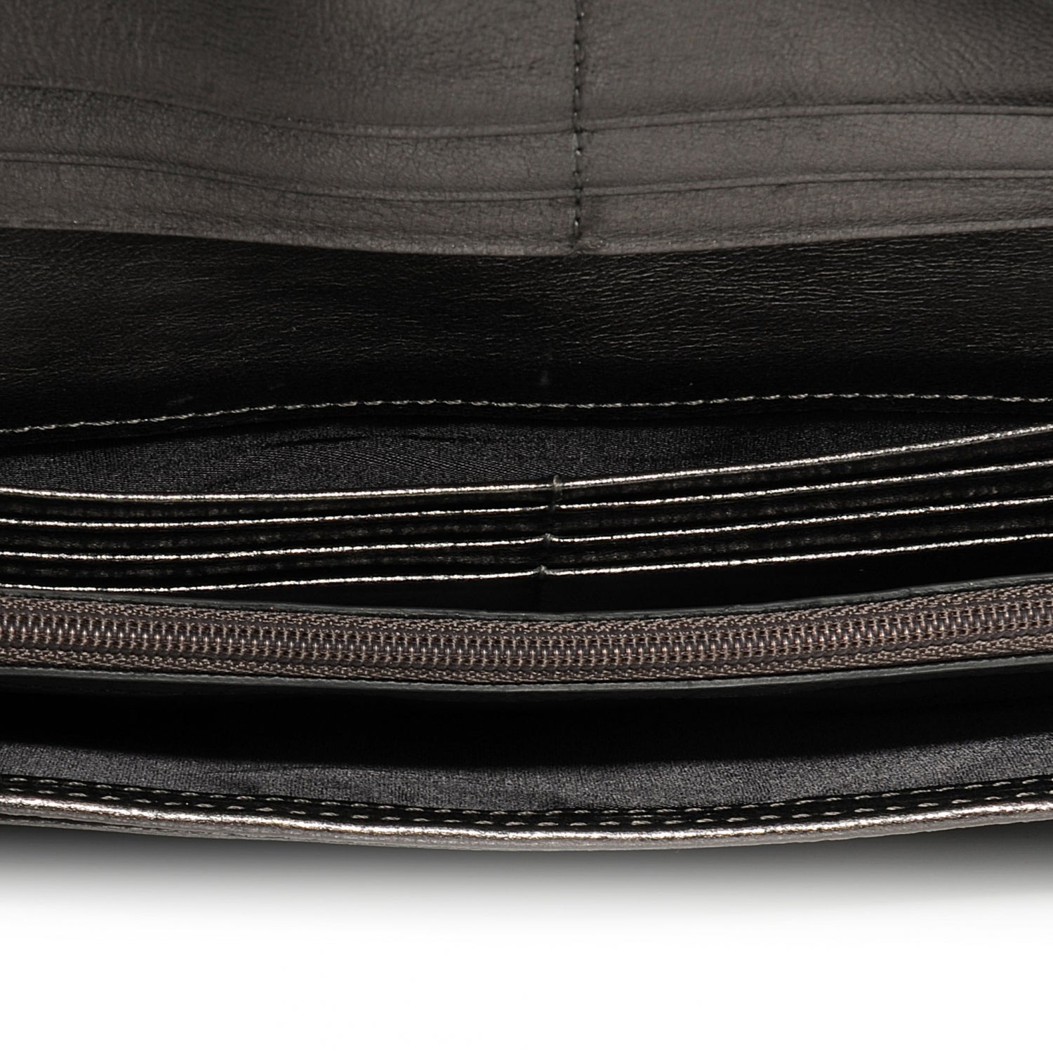 Burberry Shimmer Check Continental Wallet 5 of 8