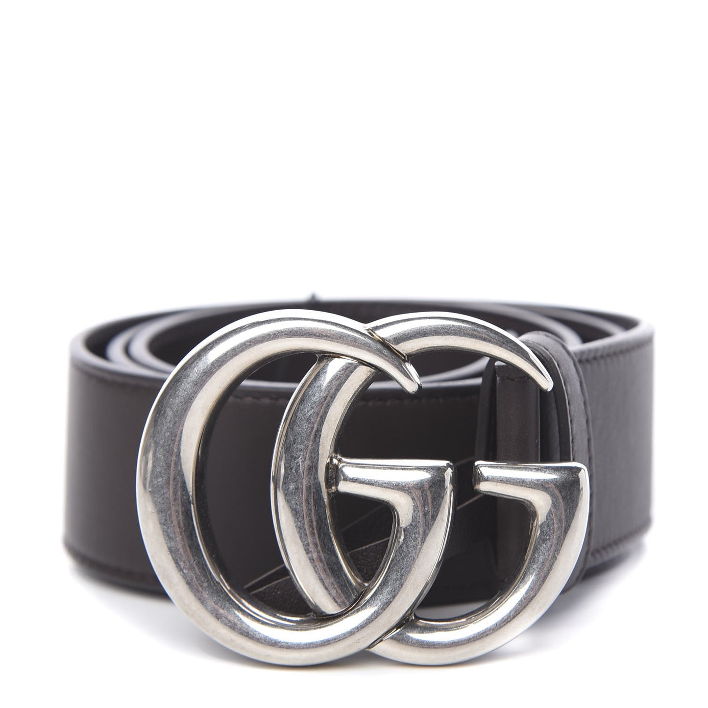 Calfskin Double G 40mm Belt 85 34 Dark Cocoa