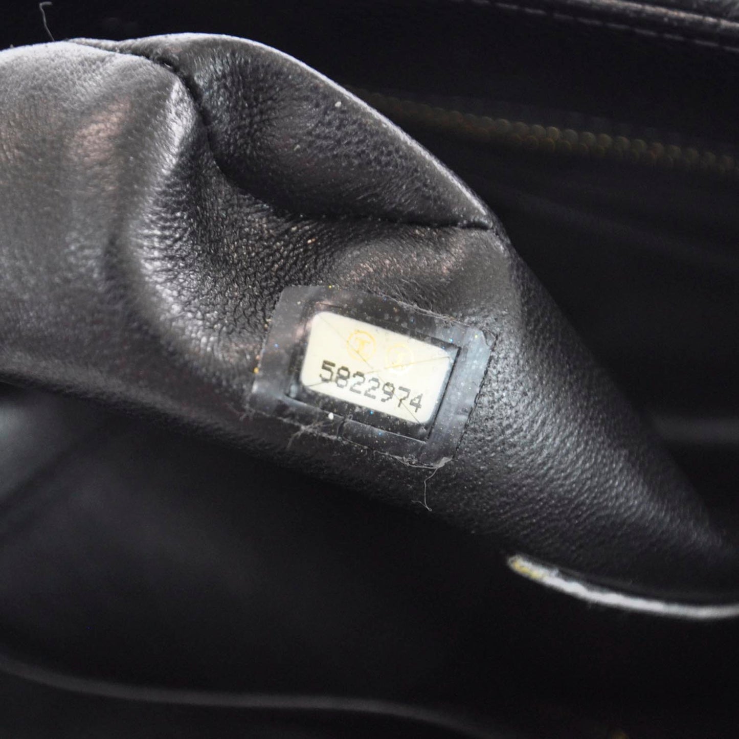 Caviar Quilted Medallion Tote Black
