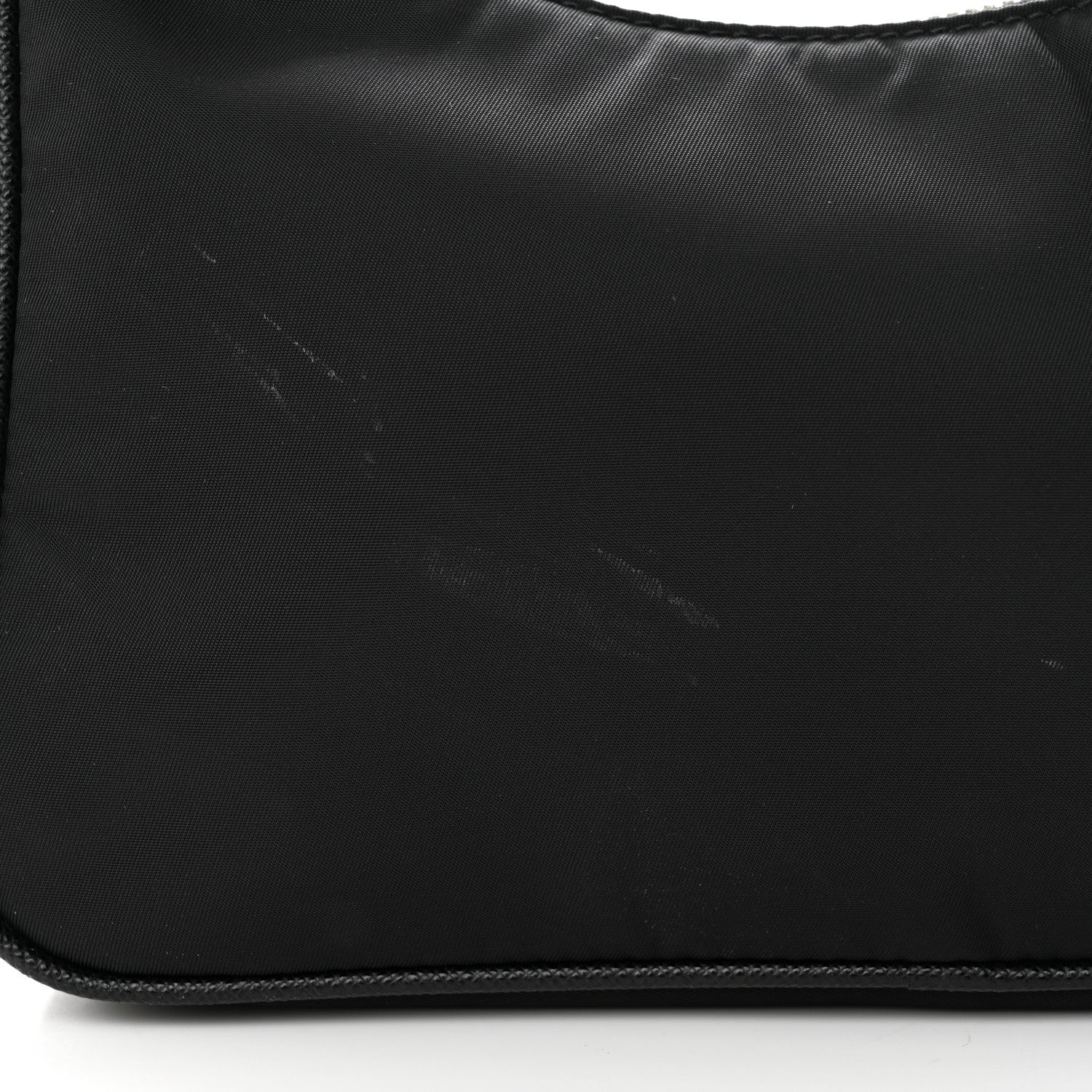 Prada Tessuto Nylon Saffiano Mini Re-Edition 2005 Bag Black 11 of 14