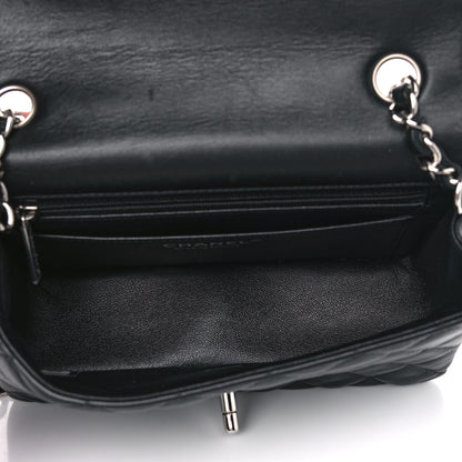 Chanel Lambskin Quilted Mini Rectangular Flap Black 5 of 13