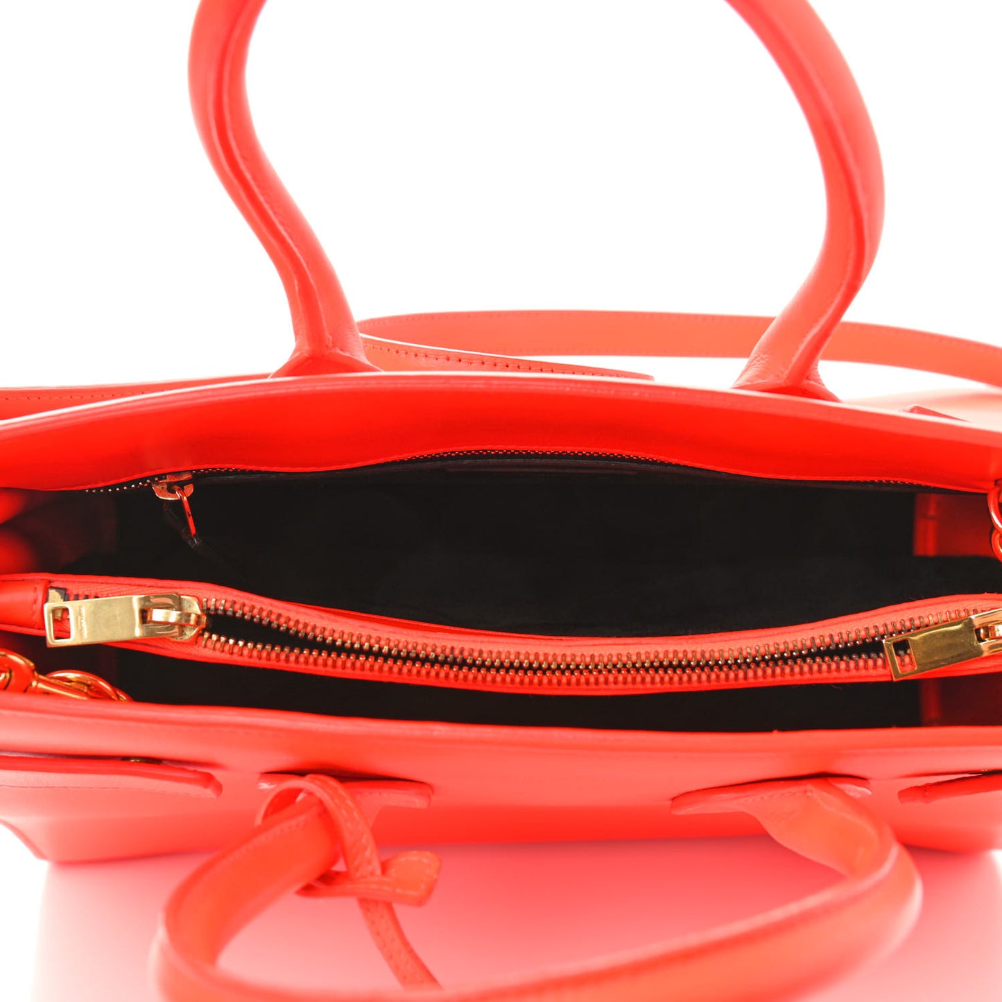 Calfskin Small Sac De Jour Neon Orange