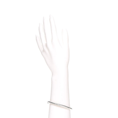 David Yurman Sterling Silver Narrow Cable Classics Bracelet 2 of 11