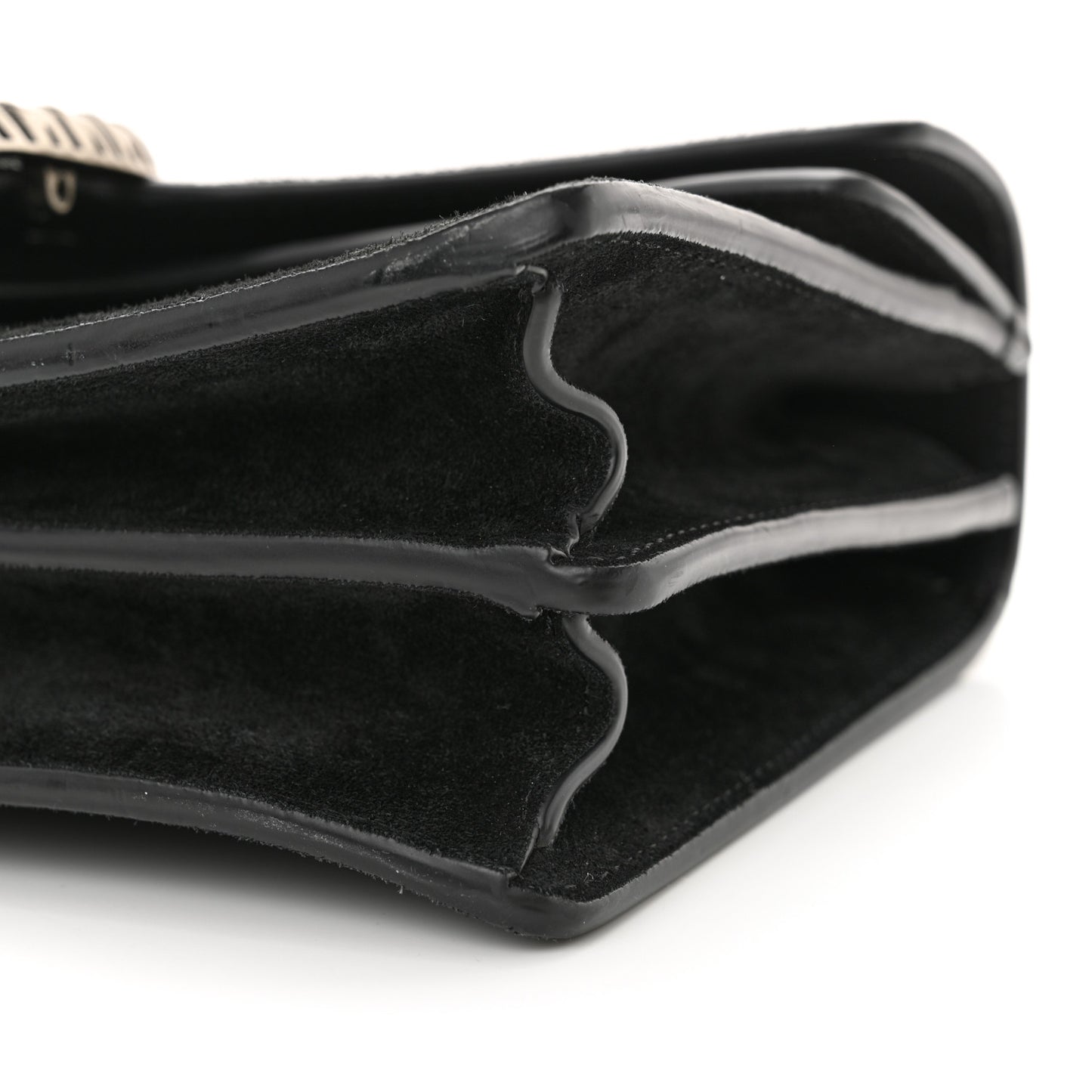 Suede Small Dionysus Shoulder Bag Black