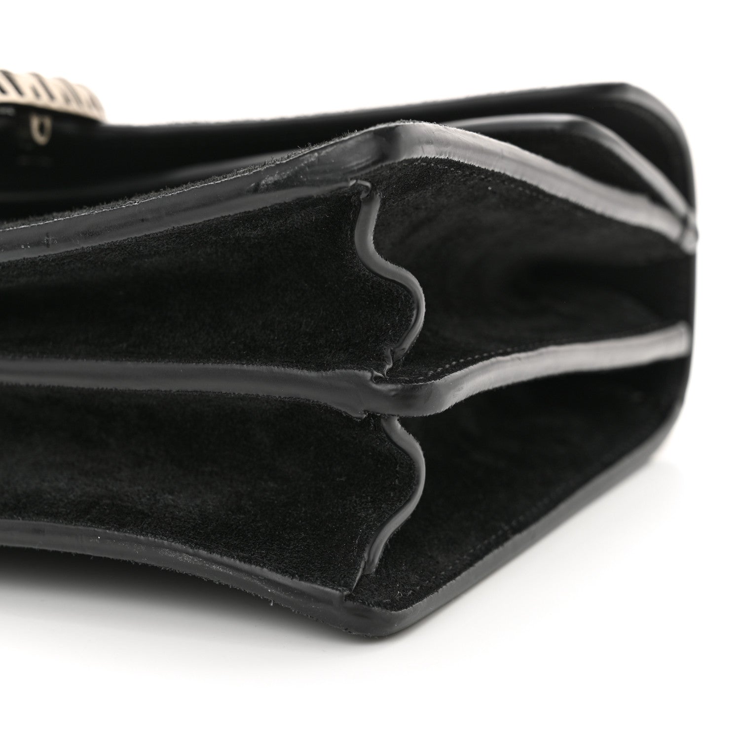 Gucci Suede Small Dionysus Shoulder Bag Black 10 of 11