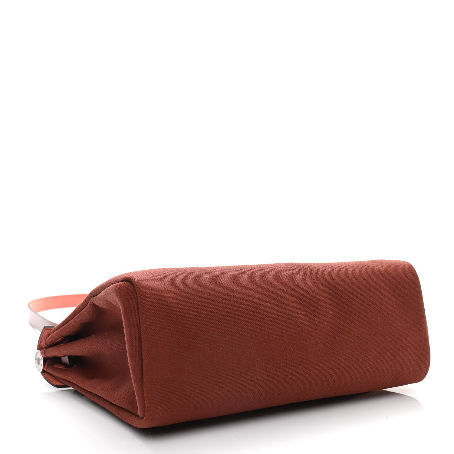 Hermes Toile Militaire Vache Hunter Laque Herbag Zip Retourne 31 PM Rouge H 4 of 11