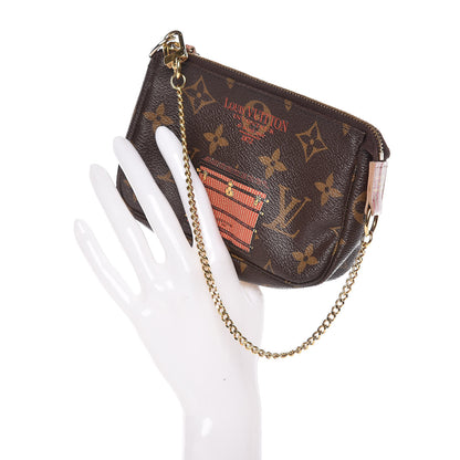 Louis Vuitton Monogram Trunks and Locks Mini Pochette Accessories 2 of 10