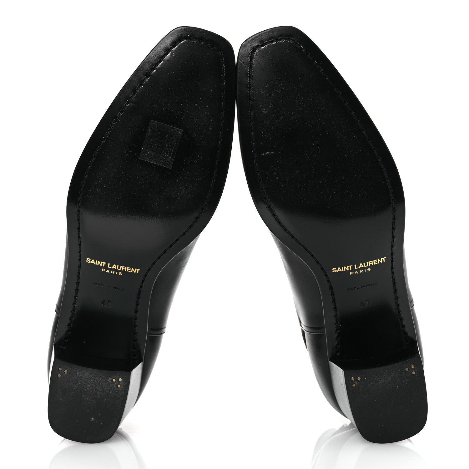 Saint Laurent Calfskin Mens Terry 45 Jodhpur Boots 41 Black 7 of 15