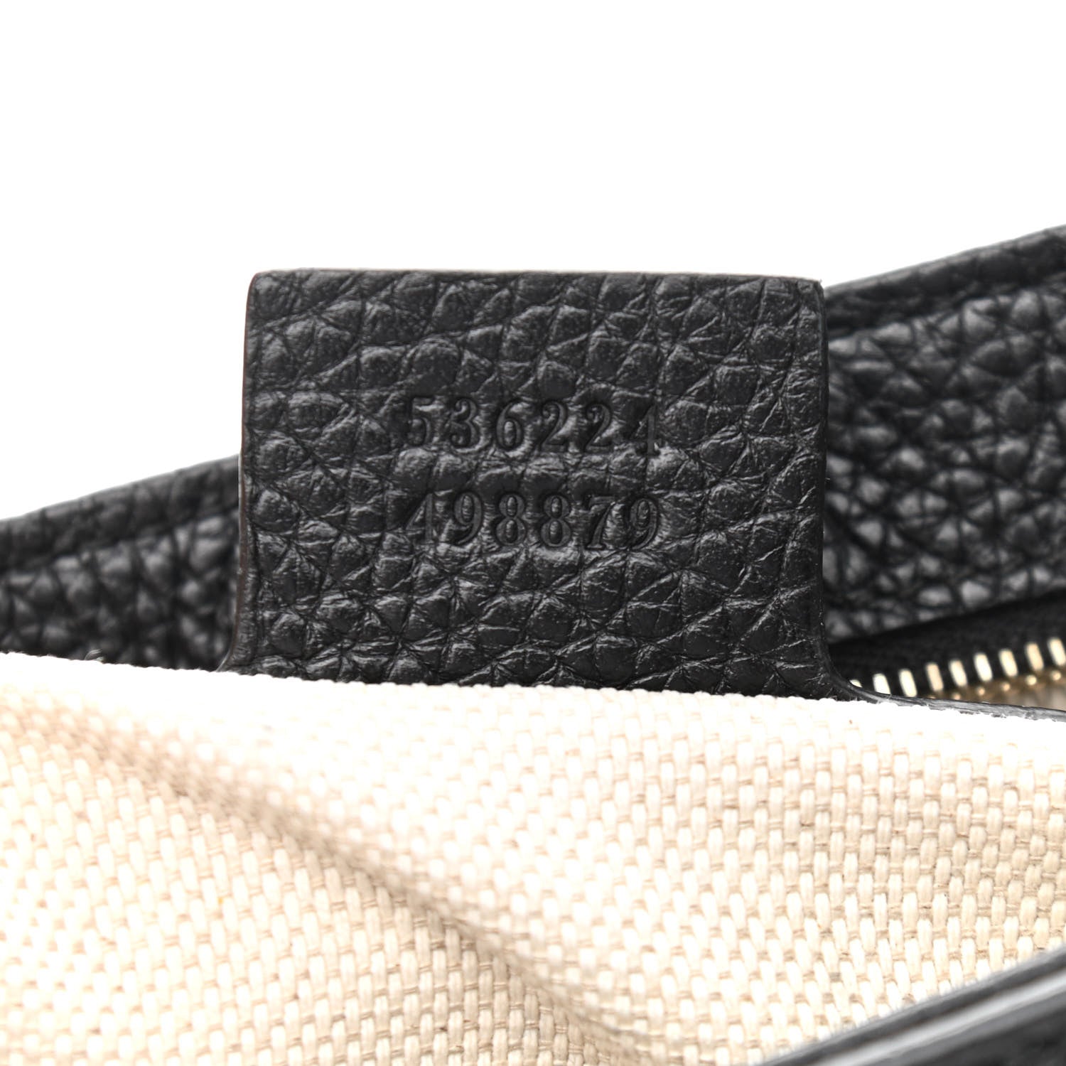 Gucci Pebbled Calfskin Medium Soho Flap Crossbody Black 9 of 11