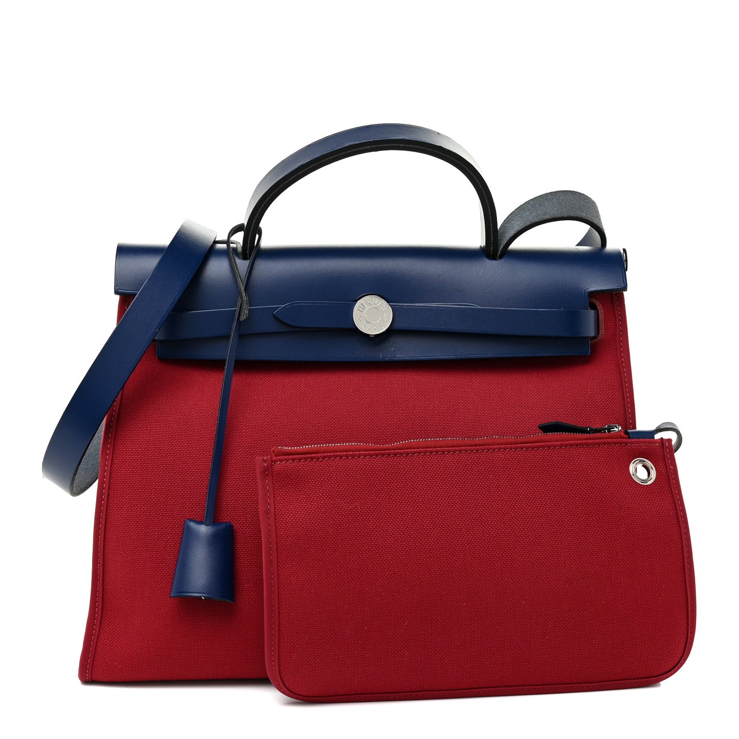 Military Toile Vache Hunter Herbag Zip 31 PM Rouge Grenat Bleu Saphir
