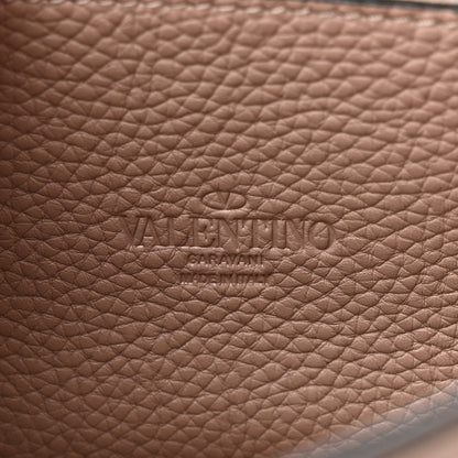 Valentino Garavani Pebbled Calfskin Medium Rockstud Flip Lock Crossbody Bag Poudre 6 of 9
