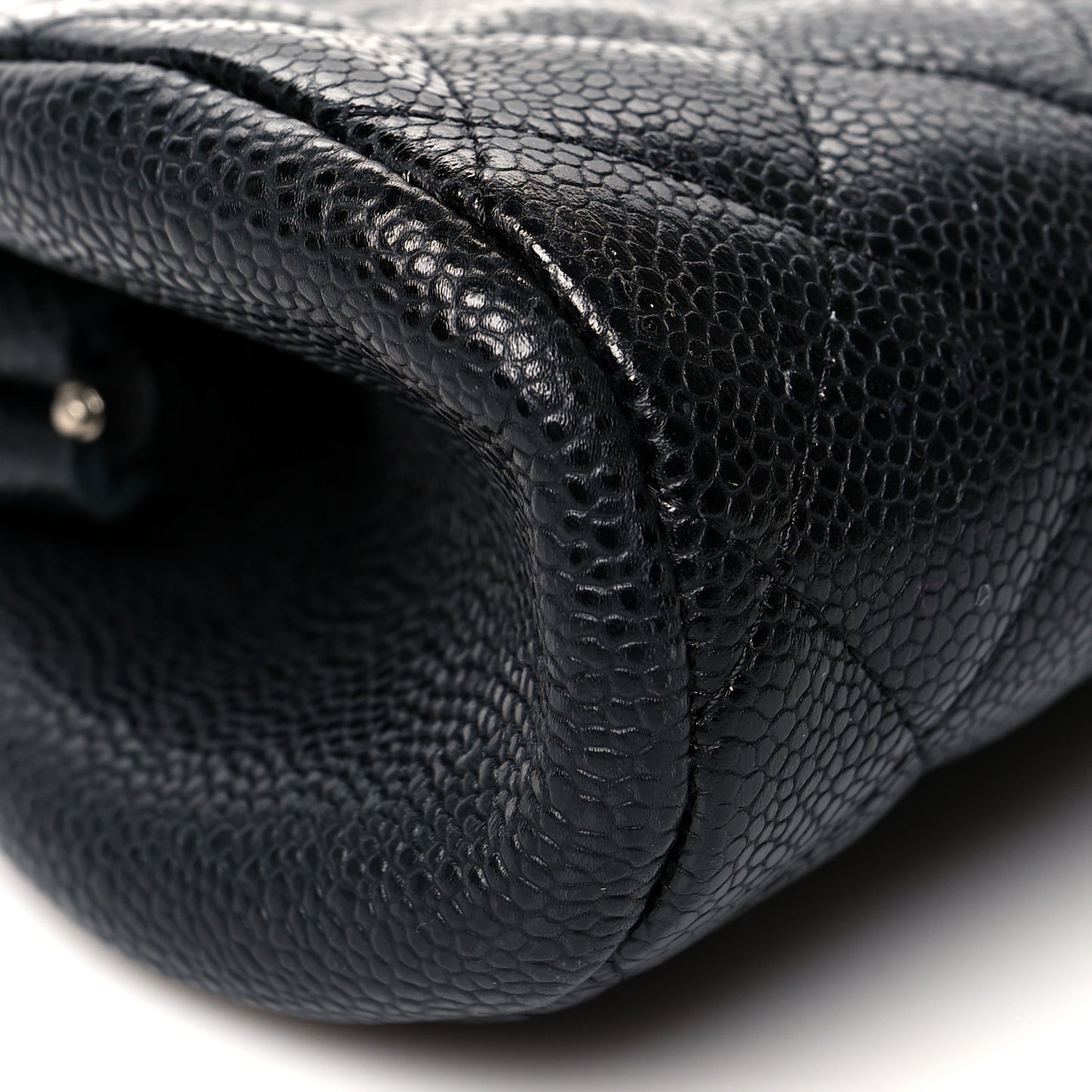 Caviar Quilted Timeless Clutch Black