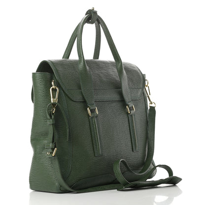 3.1 Phillip Lim Textured Calfskin Large Pashli Satchel Jade 3 of 13