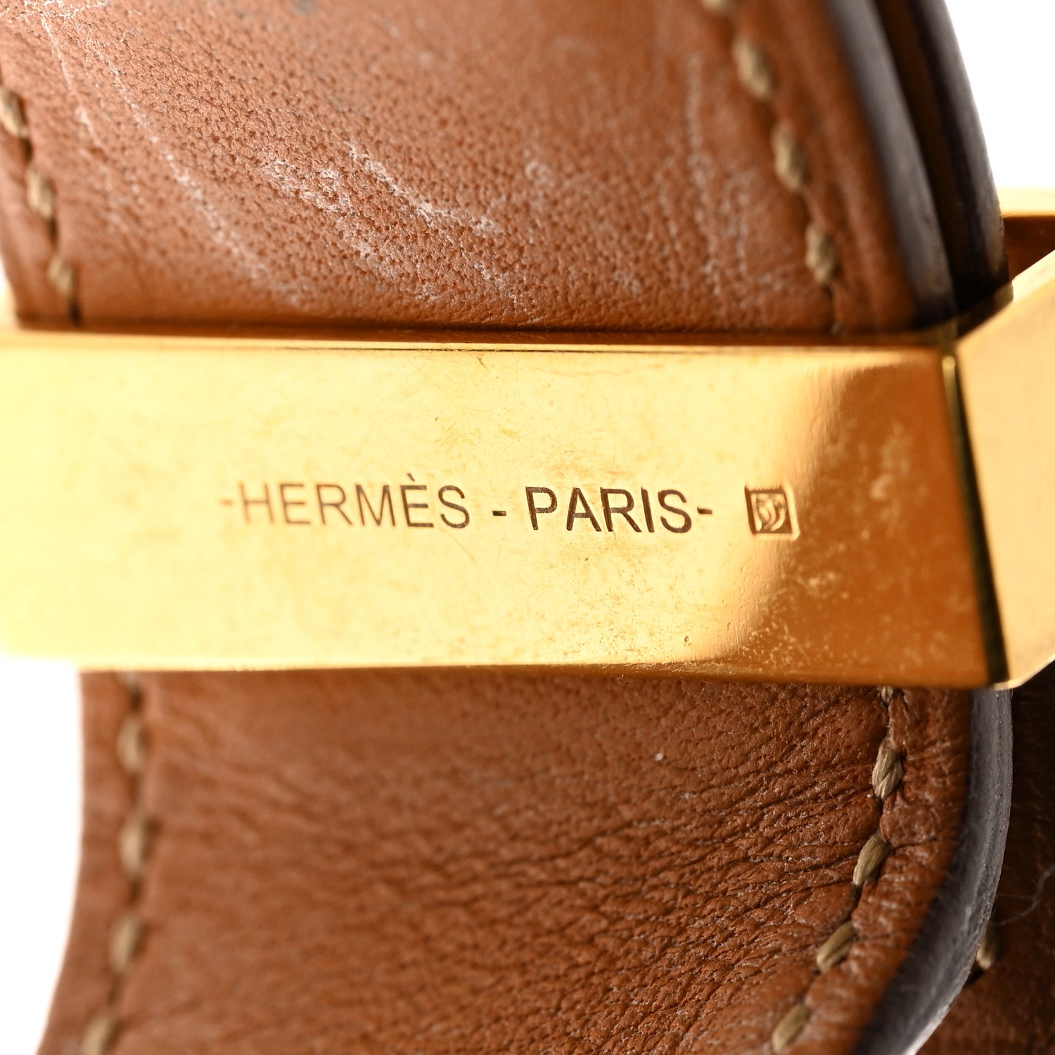 Hermes Epsom Collier de Chien CDC 24 Bracelet T2 Gold 5 of 6