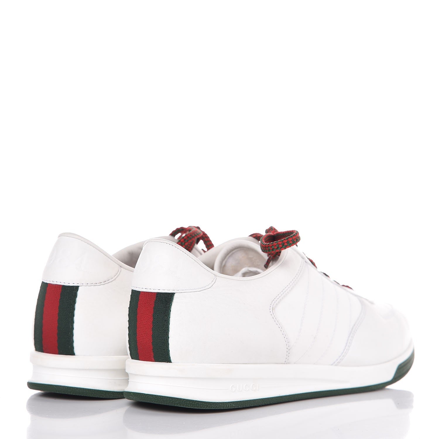 Gucci Calfskin 1984 Web Sneakers 39.5 White 4 of 8