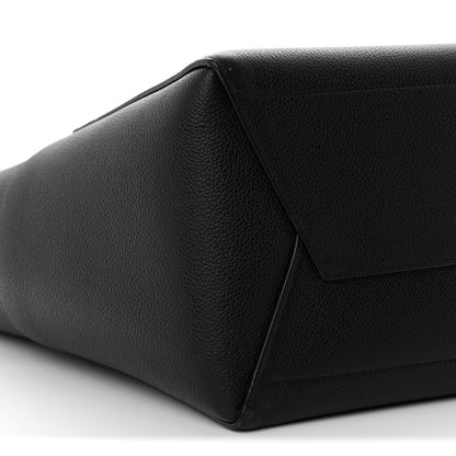 Celine Soft Grained Calfskin Sangle Bucket Bag Black 9 of 10