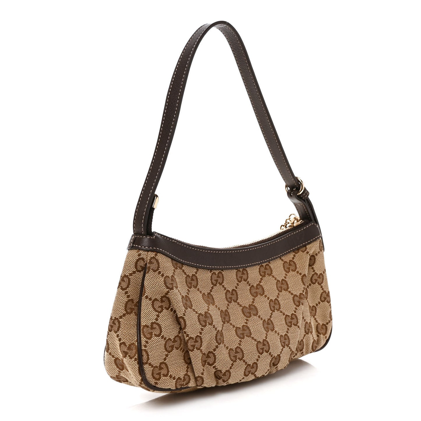 Monogram Lovely Heart Cosmetic Case Dark Brown