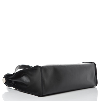 Hermes Toile H Berline Vache Hunter Herbag Zip PM 31 Black Ecru 5 of 11