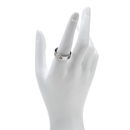 Cartier 18K White Gold 6mm LOVE Ring 60 9 2 of 4