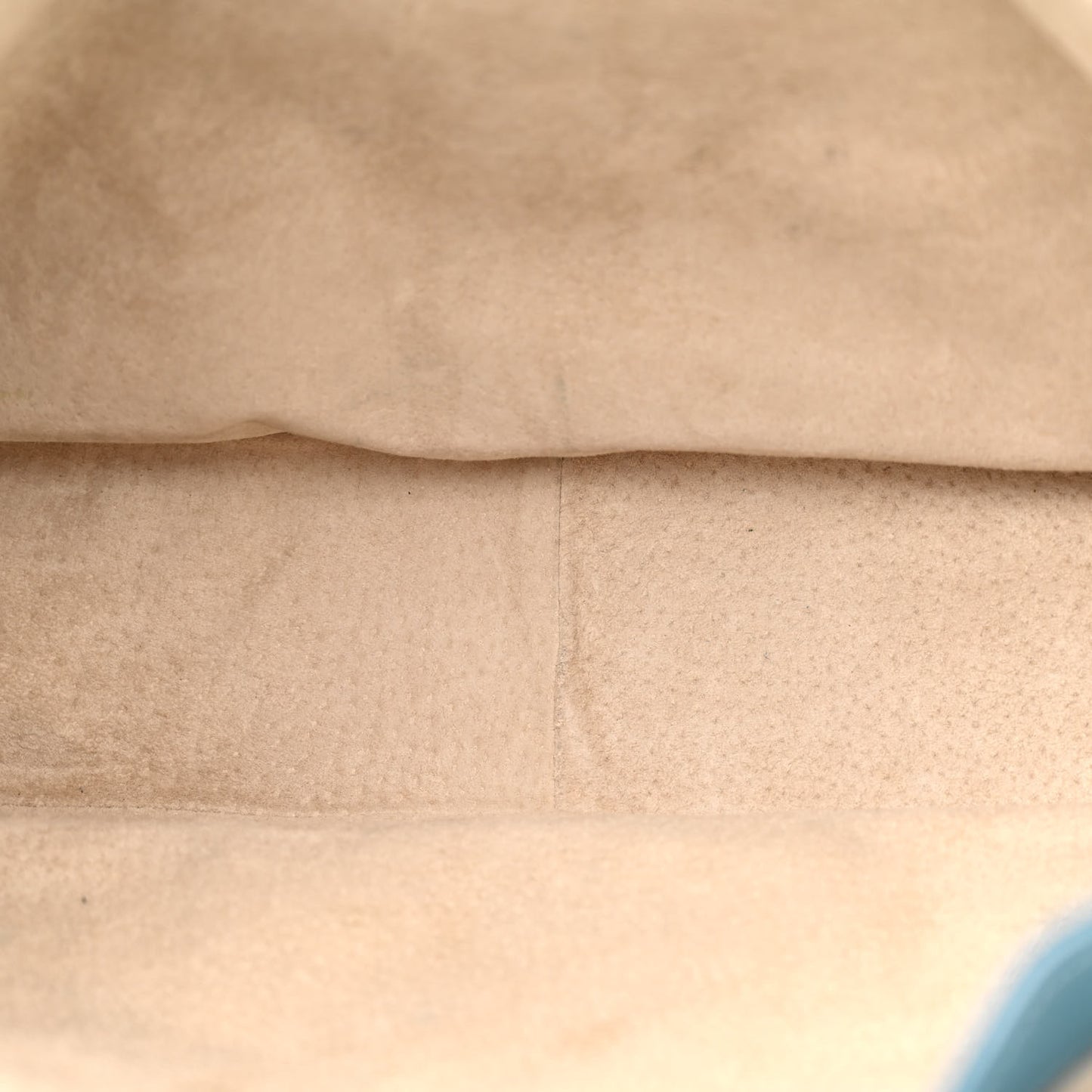 Goatskin Madras Shopping Tote Azzurro